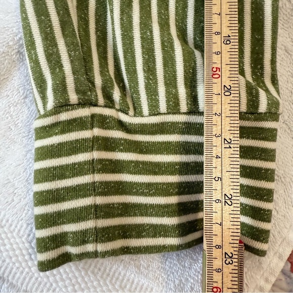 Anthropology Pilco Wharfside Hooded Sweatshirt Green Motif Size 2X - Picture 8 of 12